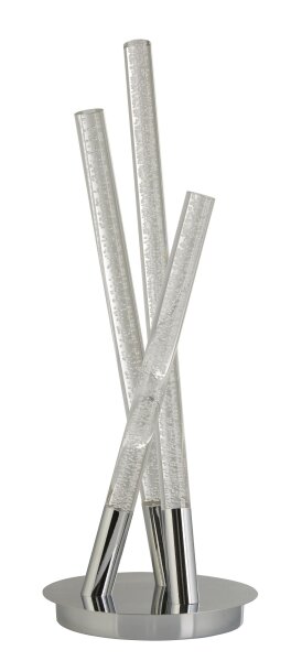 LED Tischleuchte in Chrom 43 cm 192 lm 3000 K warmweiß