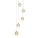LED Pendelleuchte Metall 5-flammig 21 W L:30 cm Chrom