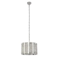 Runde Hängelampe Regenglas Metall E14 Ø39 cm...