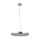 Stylische LED Pendelleuchte Metall Glas Ø50 cm in Chrom