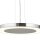Stylische LED Pendelleuchte Metall Glas Ø50 cm in Chrom
