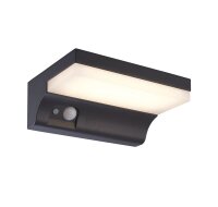 LED Solar Außenwandlampe IP54 Aluminium...