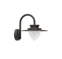 LED Wandlampe Außen Aluminium IP54 Grau Weiß...