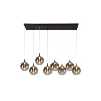 LED Pendelleuchte Glaskugeln 107 cm 3000 K 8-flammig