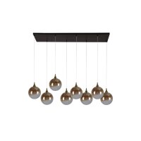 LED Pendelleuchte Glaskugeln 107 cm 3000 K 8-flammig