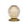 Kugel Tischleuchte Metall in Messing 13 cm G9 elegant