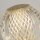 Kugel Tischleuchte Metall in Messing 13 cm G9 elegant