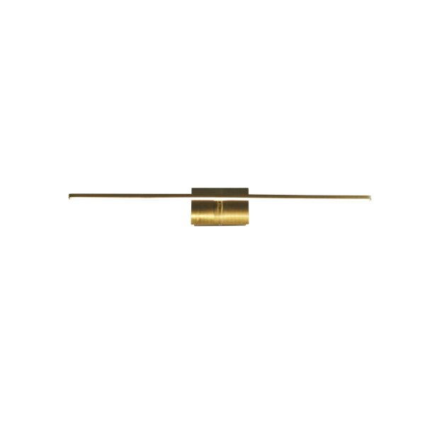 LED Spiegelleuchte Metall B:41 cm IP44 Messing 3000 K