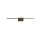 LED Spiegelleuchte Metall B:41 cm IP44 Messing 3000 K