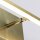 LED Spiegelleuchte Metall B:41 cm IP44 Messing 3000 K