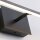 LED Spiegelleuchte Metall B:41 cm IP44 Schwarz 433 lm
