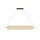 LED Pendelleuchte Metall in Messing 42 W 3000 K 108 cm