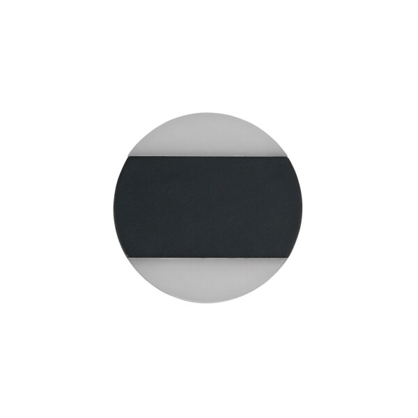 LED Außenwandlampe Aluminium IP44 287 lm Schwarz Weiß