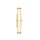 LED Wandleuchte Metall Glas IP44 H:32,5 cm in Gold Weiß