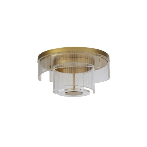 Stilvolle LED Deckenlampe Metall Ø40 cm in Gold 1046 lm
