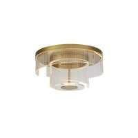 Stilvolle LED Deckenlampe Metall Ø40 cm in Gold...