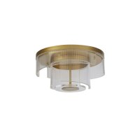 Stilvolle LED Deckenlampe Metall Ø40 cm in Gold...