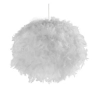 Auffällige Pendelleuchte Federn 50 cm rund E27 in...