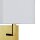 Wandleuchte Stoff Metall blendarm H:26 cm mit Schalter