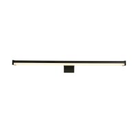 Schwarze LED Spiegelleuchte Aluminium IP44 9 W 3000 K