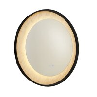 LED Wandlampe dimmbar Glas Metall Touch IP44 &Oslash;80 cm