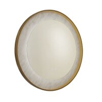LED Wandleuchte dimmbar in Gold Weiß Touch IP44...