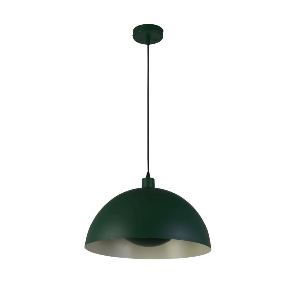 Metall Pendelleuchte in Grün E27 bis 60 W Ø25 cm Loft
