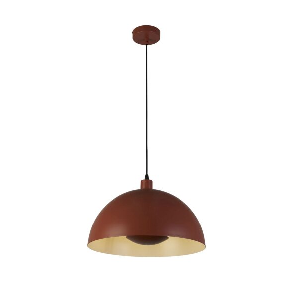 Hängelampe Loft E27 bis 60 W Ø40 cm Metall in Orange