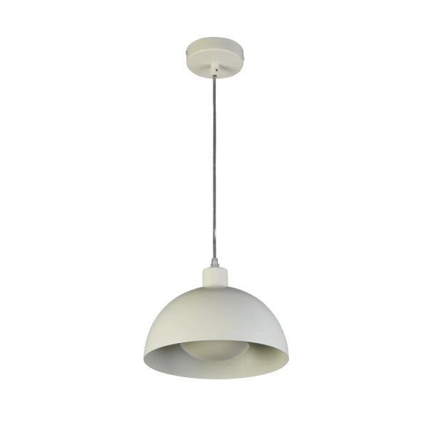 Pendelleuchte Loft E27 bis 60 W Ø25 cm Metall in Creme
