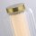 Niedrige LED Tischlampe Glas Metall Touch Dimmer 31 cm
