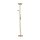 LED Stehlampe mit Dimmer Metall Glas 180 cm in Messing