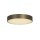 Runde LED Deckenlampe in Bronze Metall B:25 cm 676 lm