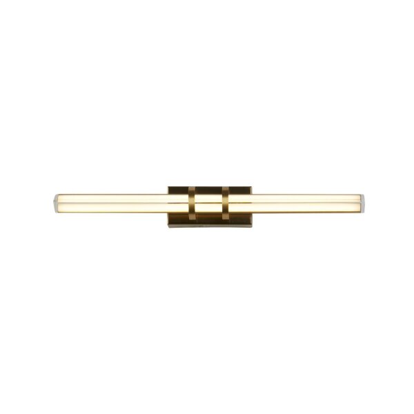 LED Spiegelleuchte in Messing 3000 K IP44 B:46,5 cm