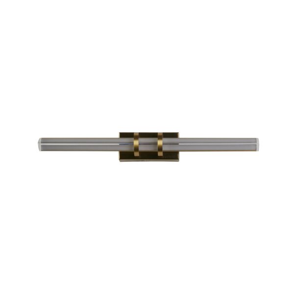 LED Spiegelleuchte in Messing 3000 K IP44 B:46,5 cm