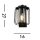 Wandlampe Außen mit Bewegungssensor Aluminium IP44 E27