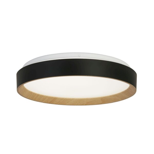 Runde LED Deckenlampe Metall mit Fernbedienung dimmbar