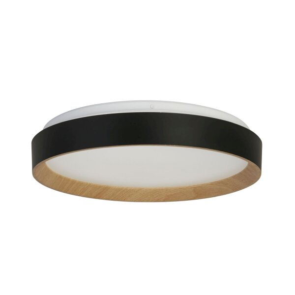 Runde LED Deckenlampe Metall mit Fernbedienung dimmbar