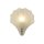 Dekorative Wandlampe Metall Glas T:11 cm IP44 in Silber