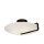 Deckenlampe Glas Metall E27 Ø40,5 cm rund Schwarz Weiß