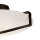 Deckenlampe Glas Metall E27 Ø40,5 cm rund Schwarz Weiß