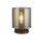 Tischlampe mit Schalter Mokka Bernstein 25,5 cm E27