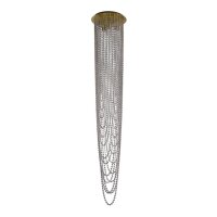 Stilvolle Deckenlampe Metall Glas GU10 Ø65 cm...