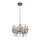 Kronleuchter Außen Metall Glas IP65 8-flammig L:60 cm