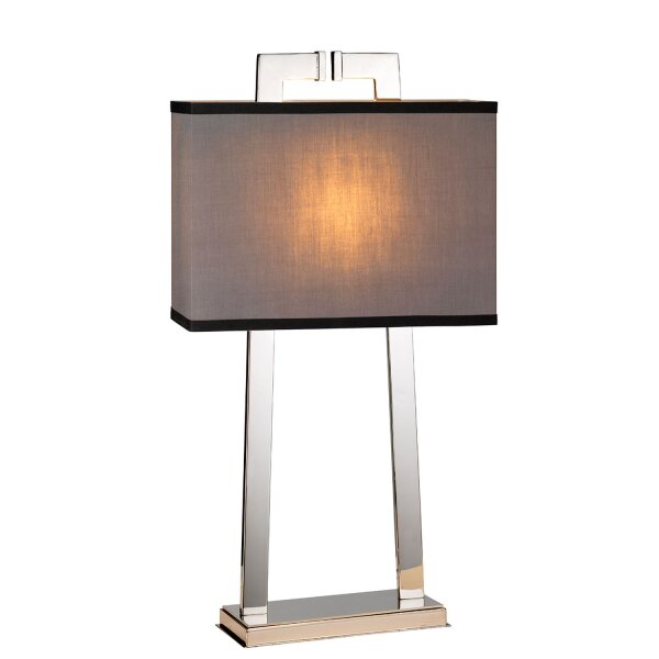 Tischleuchte KANDILA Grau H:66cm Design Bodenlampe