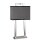 Tischleuchte KANDILA Grau H:66cm Design Bodenlampe