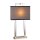 Tischleuchte KANDILA Grau H:66cm Design Bodenlampe