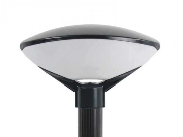 Moderne Wegeleuchte außen IP54 169cm E27 Schwarz