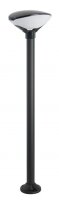 Moderne Wegeleuchte au&szlig;en IP54 169cm E27 Schwarz