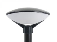 Moderne Wegeleuchte außen IP54 169cm E27 Schwarz