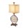Tischleuchte SAMEA Creme H:70cm Wohnzimmer Lampe